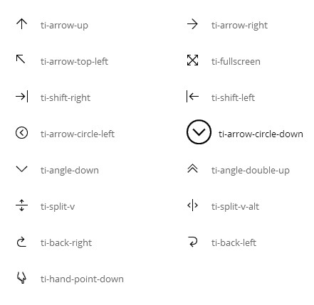 Themify Icons